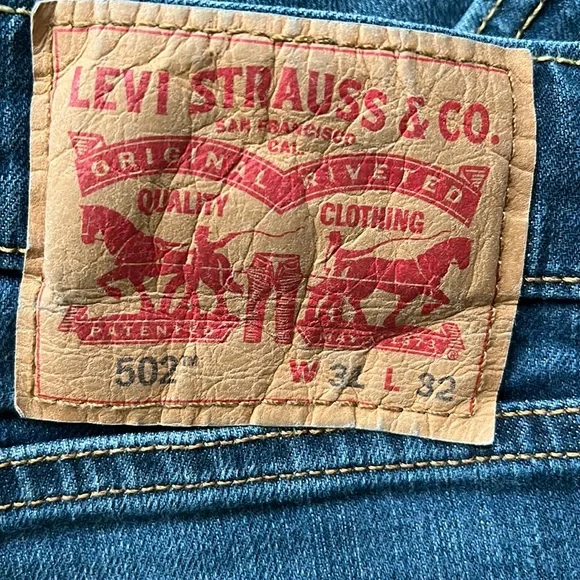 Levi Strauss 502 Jeans, Men’s Size 31 X 32 - Picture 3 of 5